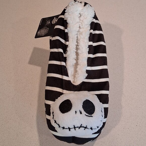 Disney Jack Skeleton Nightmare Before Christmas Slippers Women's Size S/M - Picture 2 of 15